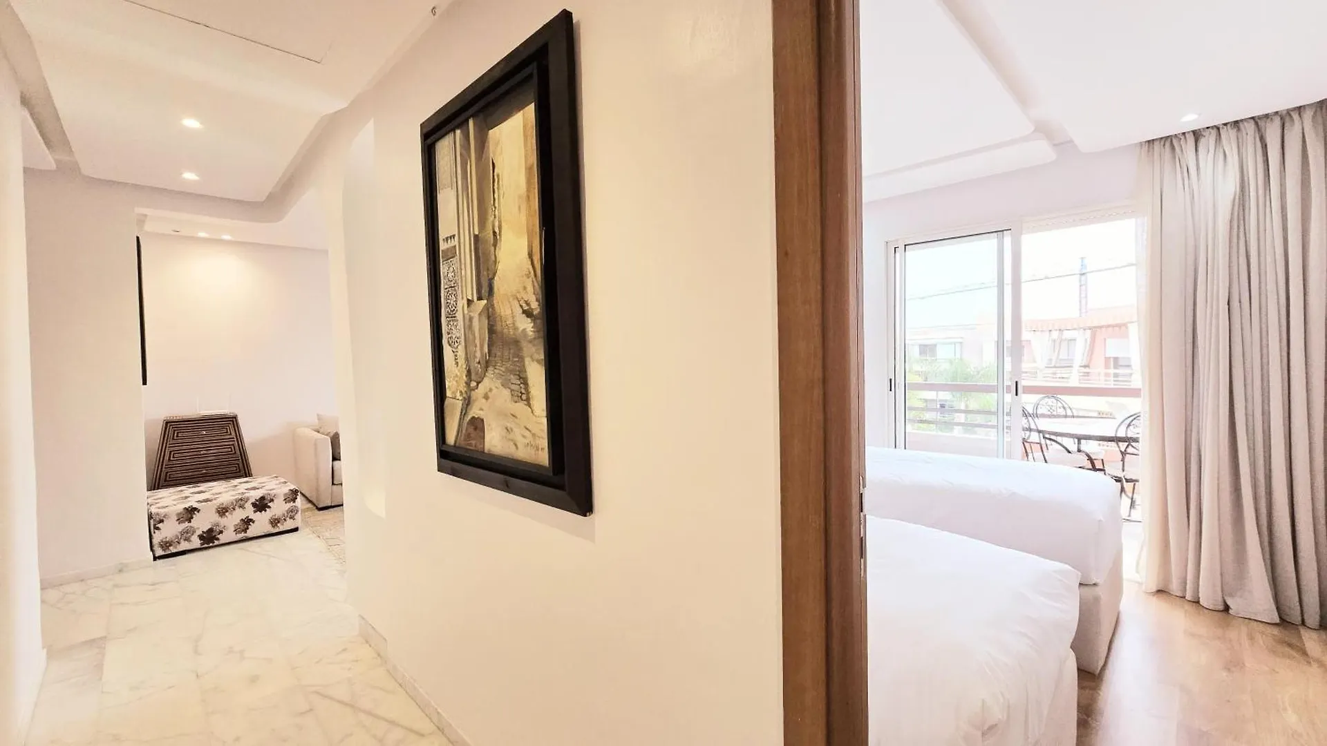 アパート Riad Garden -Charmant Apart Pool View マラケシュ