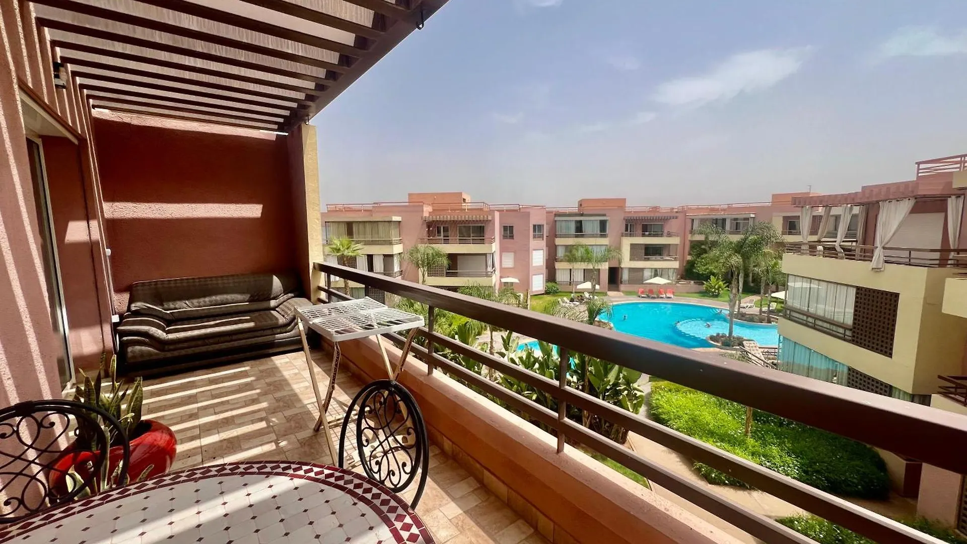 アパート Riad Garden -Charmant Apart Pool View マラケシュ
